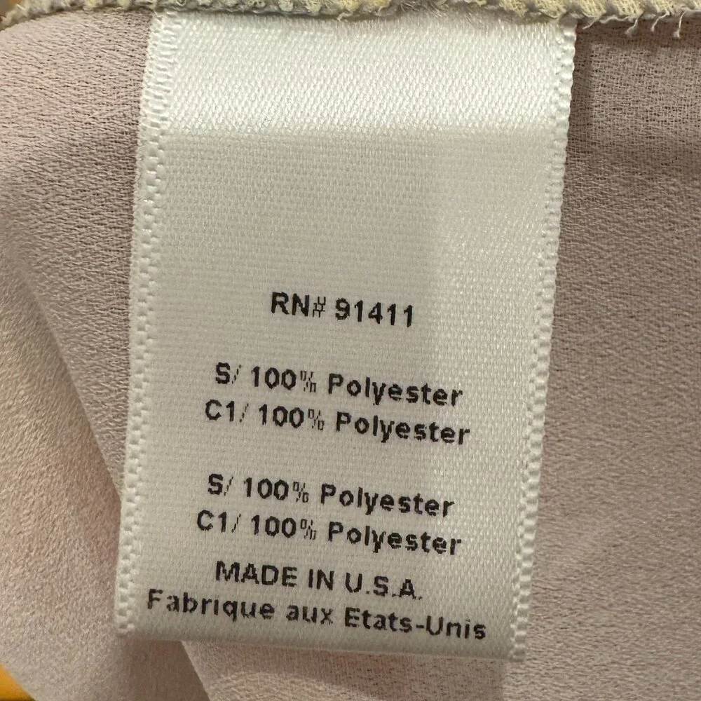 Clover Canyon Printed Sleeveless Split Back Top, XSmall - Picture 8 of 8